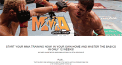 Desktop Screenshot of mmaquickstart.com